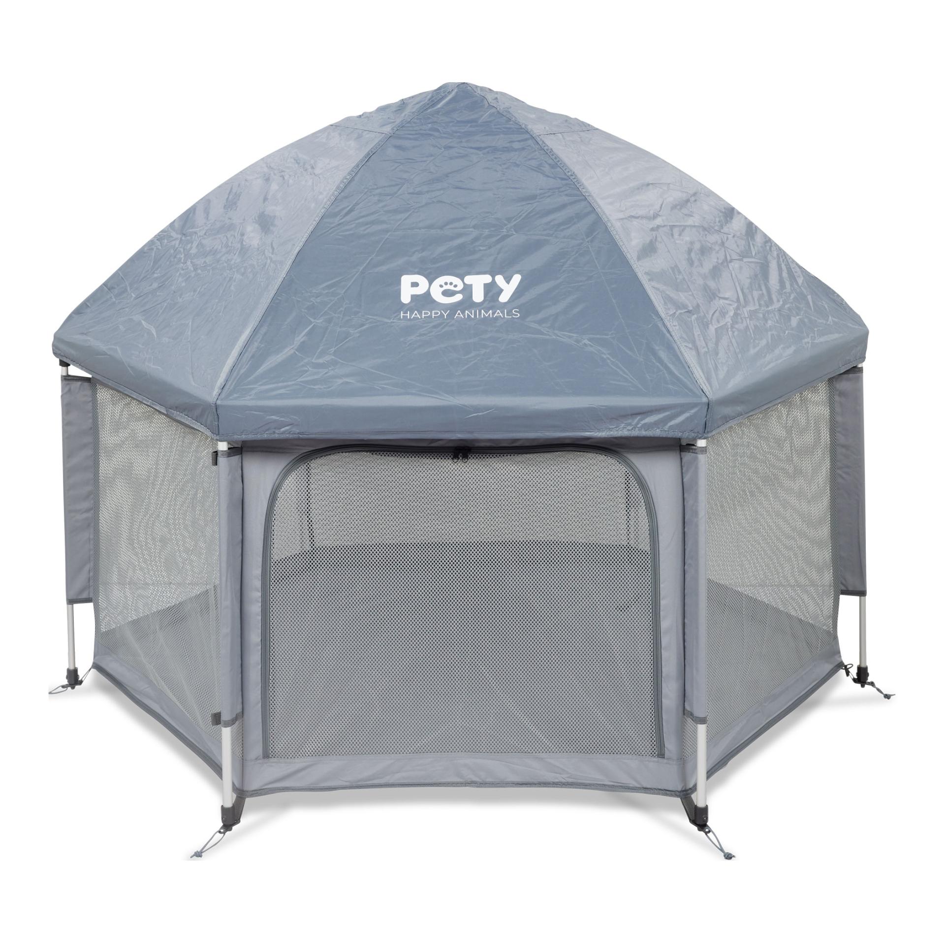 Pety Parc pour bébé grand format avec tapis de sol et toit