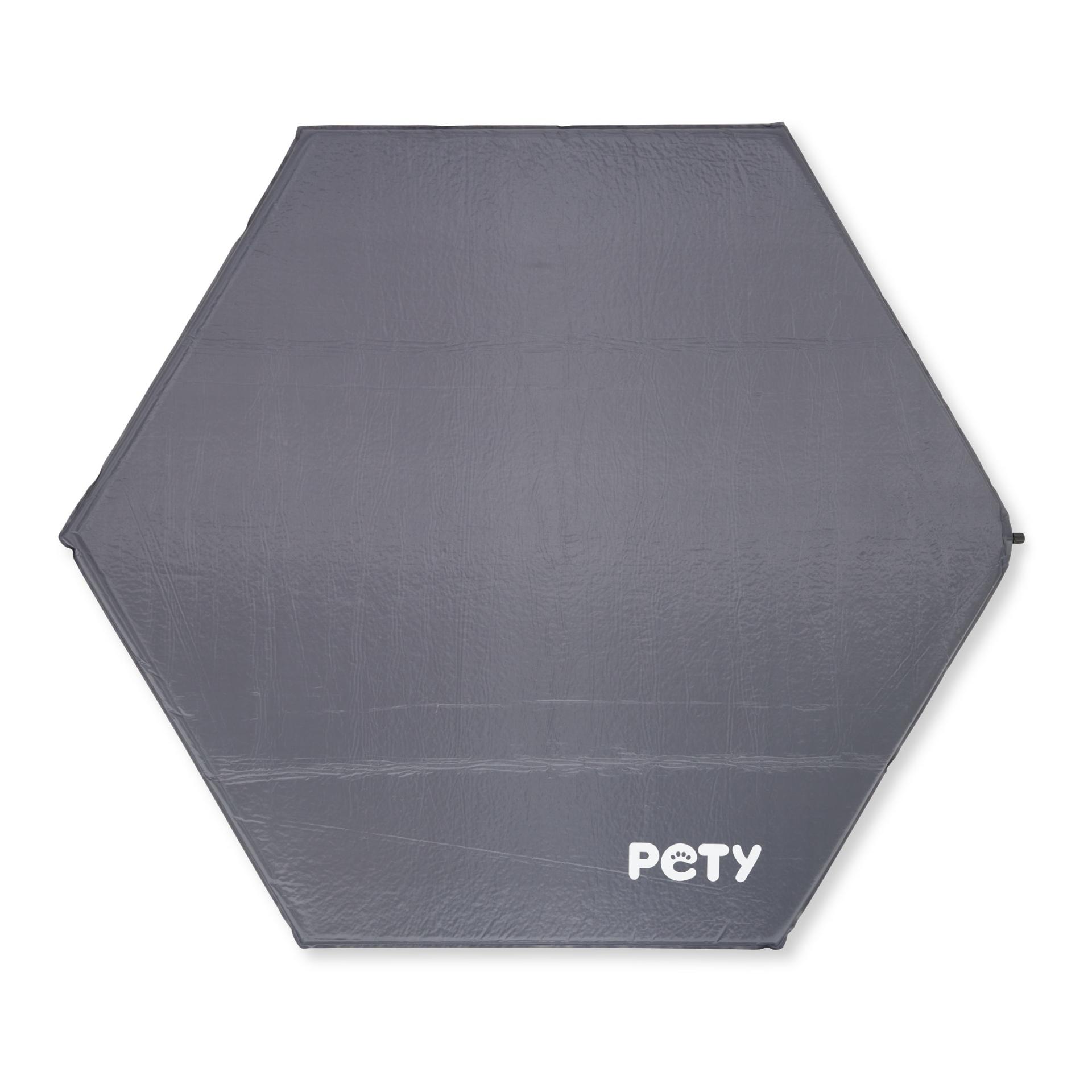 Pety Laufstall Set klein mit Bodenmatte und Dach
