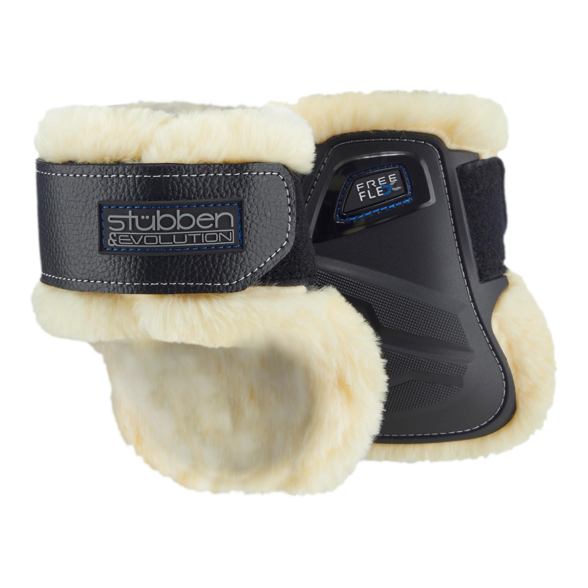Stübben Streichkappen Hybrid Fleece - schwarz
