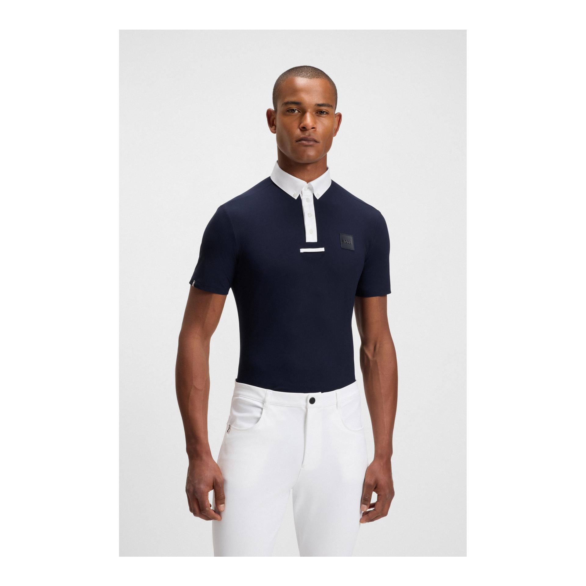 BOSS Equestrian Turniershirt Marty Honey Comb Herren