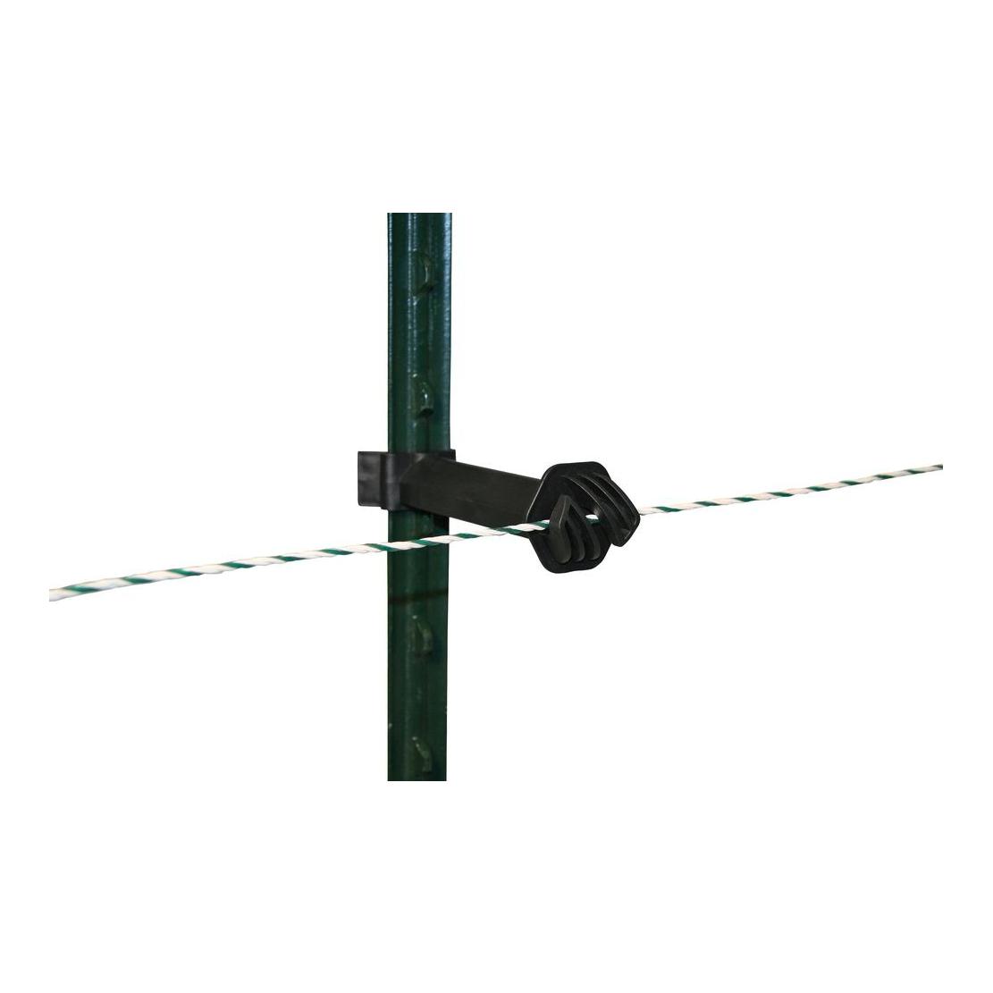 AKO Isolateur de distance pour poteau en T 25 pièces - Noir