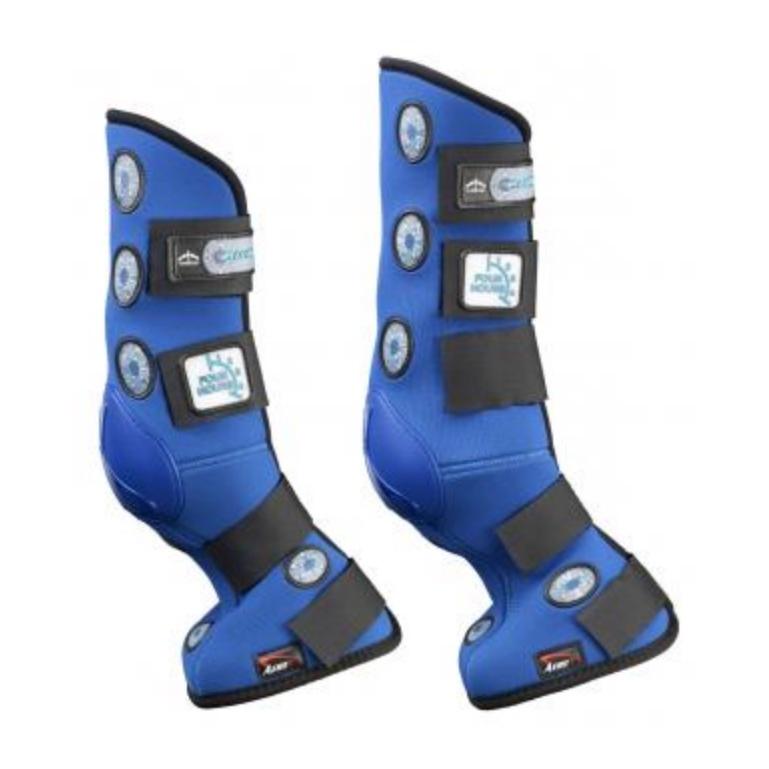Veredus Magnetgamaschen Magnetik Four Hours vorne - blue