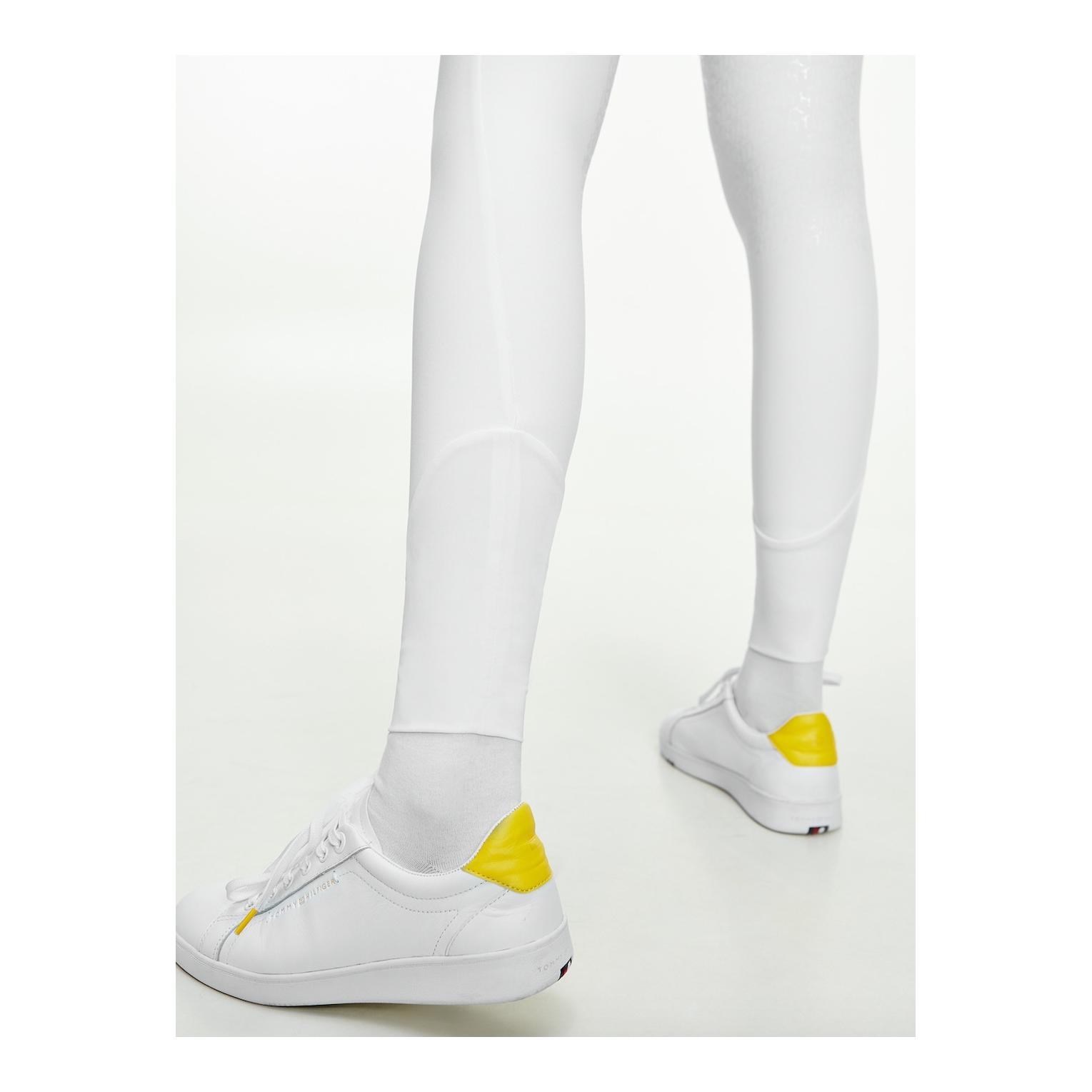 Tommy Hilfiger Equestrian Pantalon Fullgrip Performance Femmes - Th Optic White