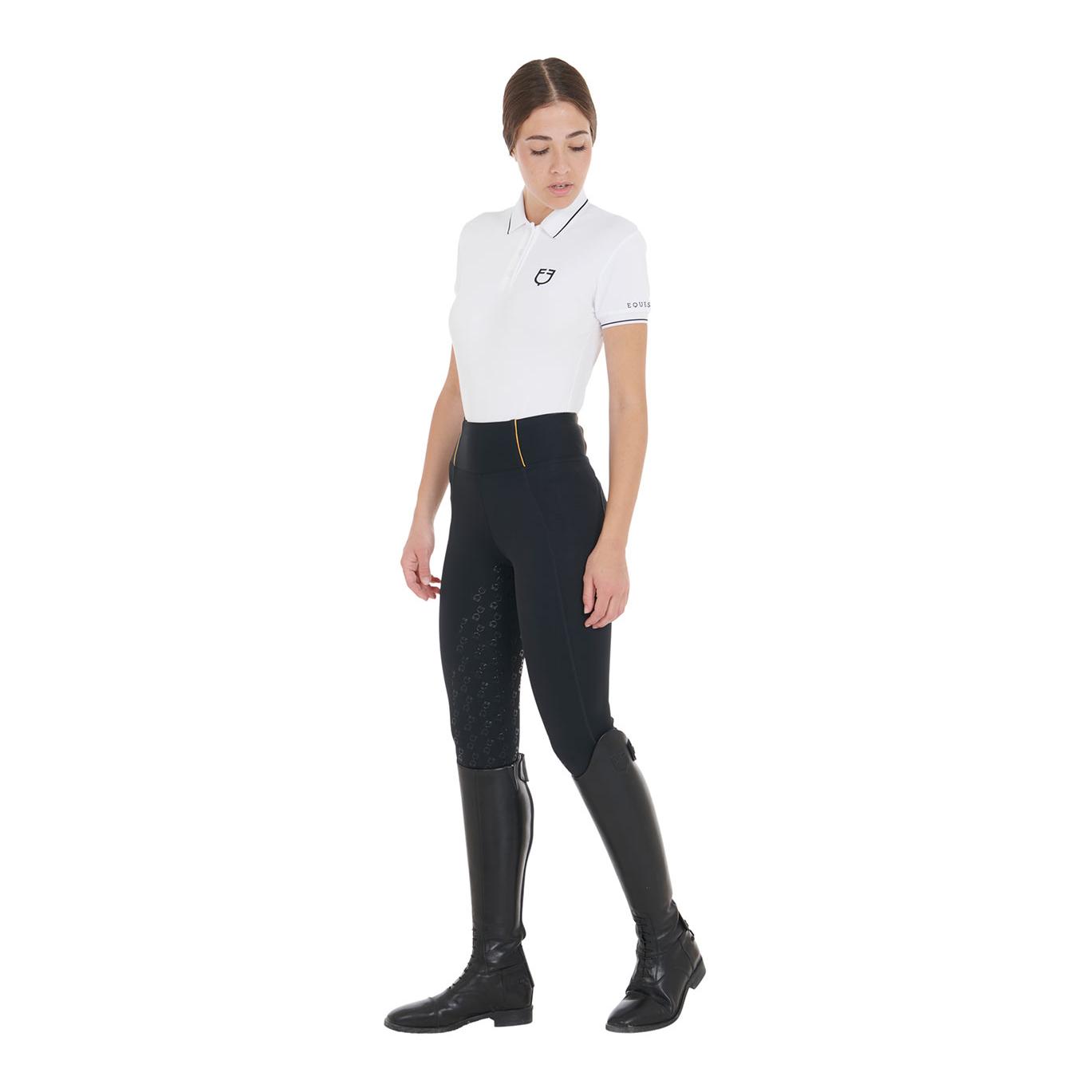 Equestro Leggings d'équitation d'hiver avec polaire Full Grip pour femmes