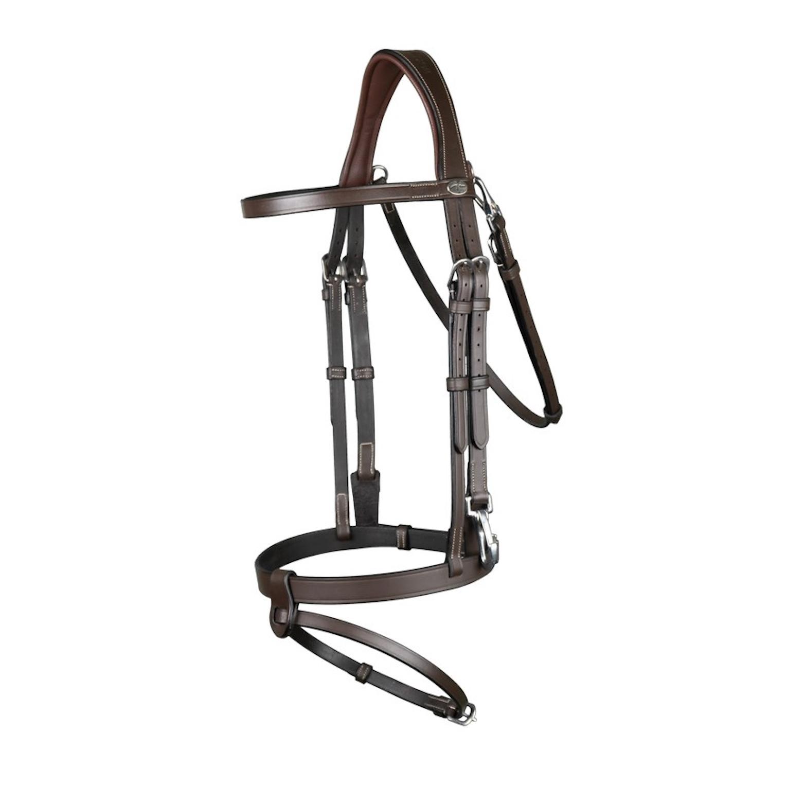 Dy'on Zaum mit Karabinern Working Collection - braun