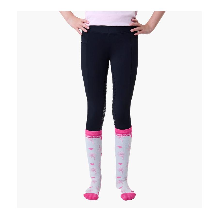 Horseware Kids Riding Tights - schwarz