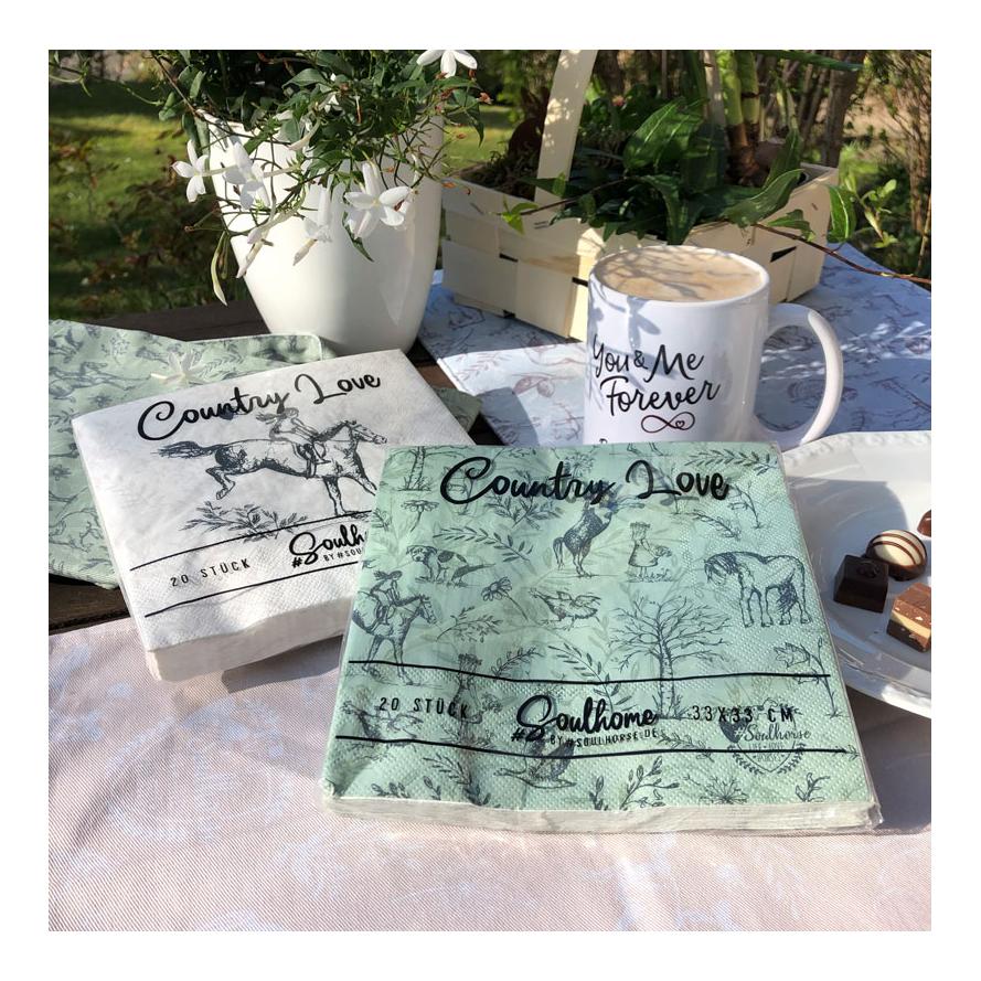 Soulhorse Servietten "Country Love"
