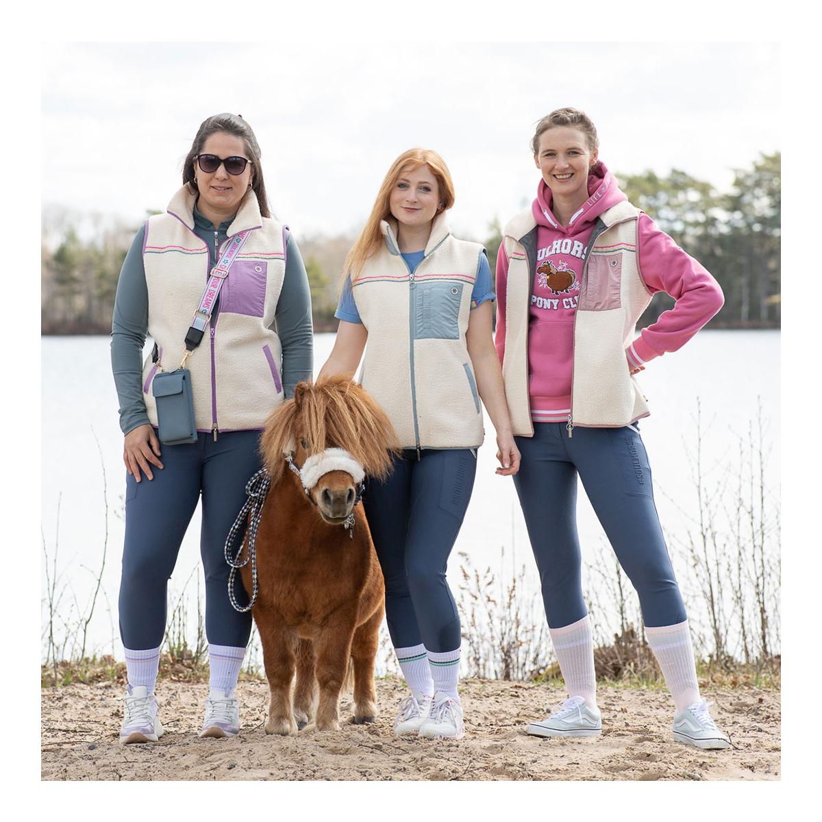 Soulhorse Teddyfleece Weste Rainbow Unicorn