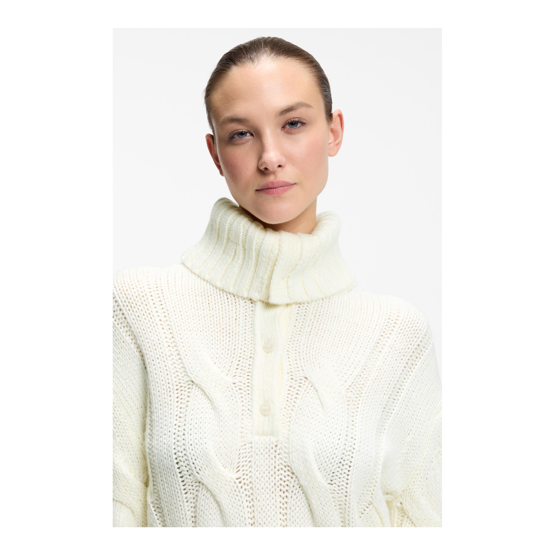 BOSS Equestrian Pull en maille torsadée Eve