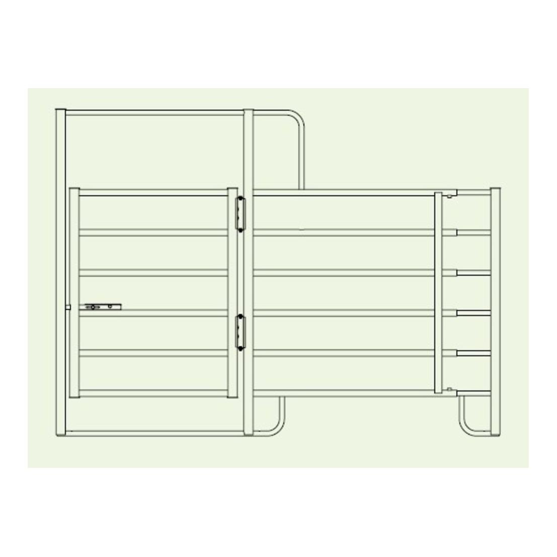 Growi Comfort-Line Panneau extensible / réglable avec porte