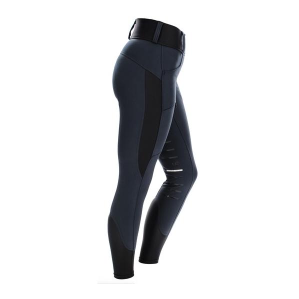 Legging d'équitation Hybrid Pull-Up pour femmes - bleu marine