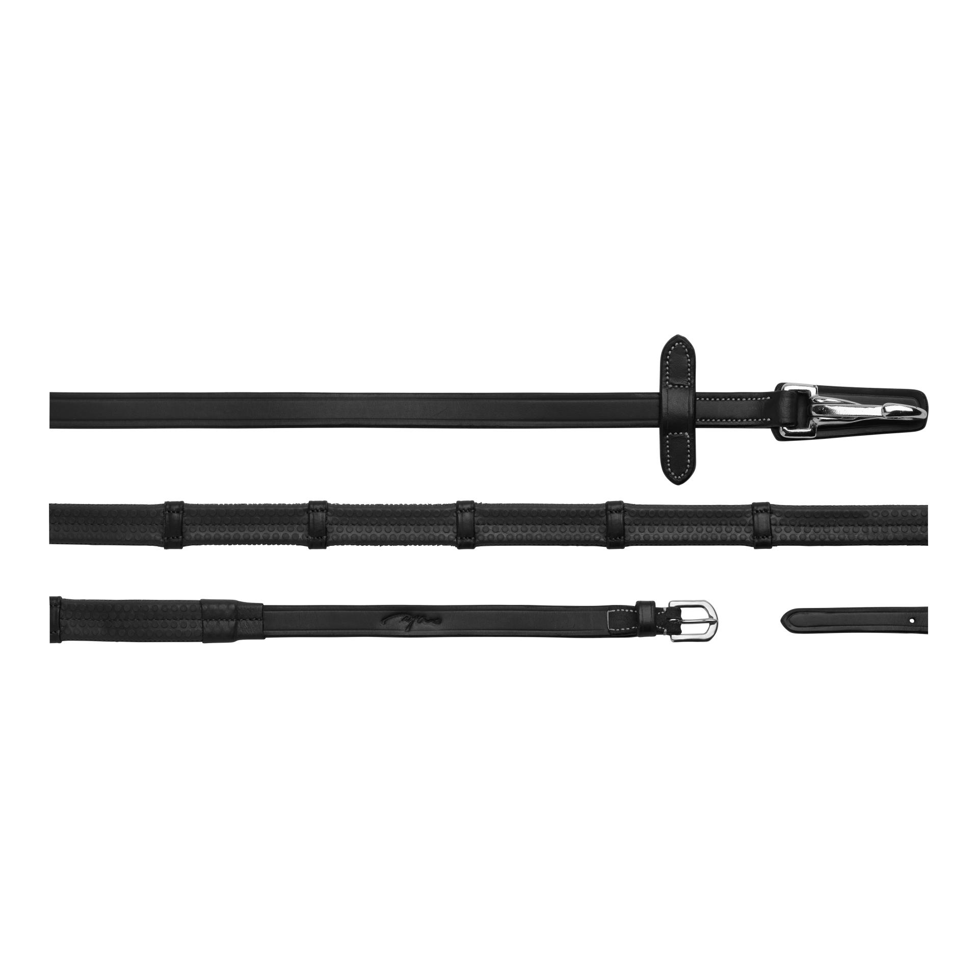 Dy'on 5/8 Gummizügel mit Lederschlaufen und Karabiner