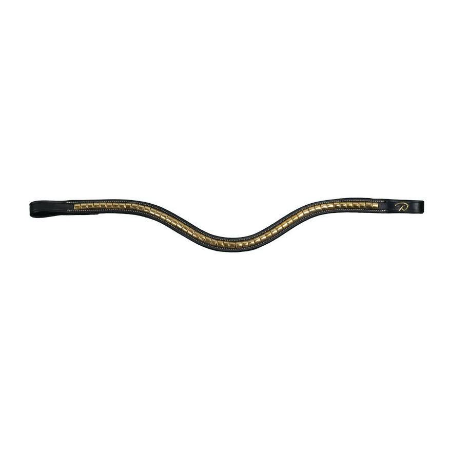 Dy'on Stirnband Brass Clincher geschwungen - schwarz