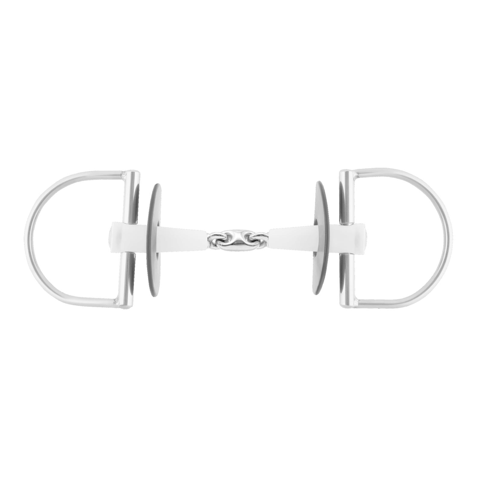 Nathe D-Ring Trense doppelt gebrochen, Ring 75mm