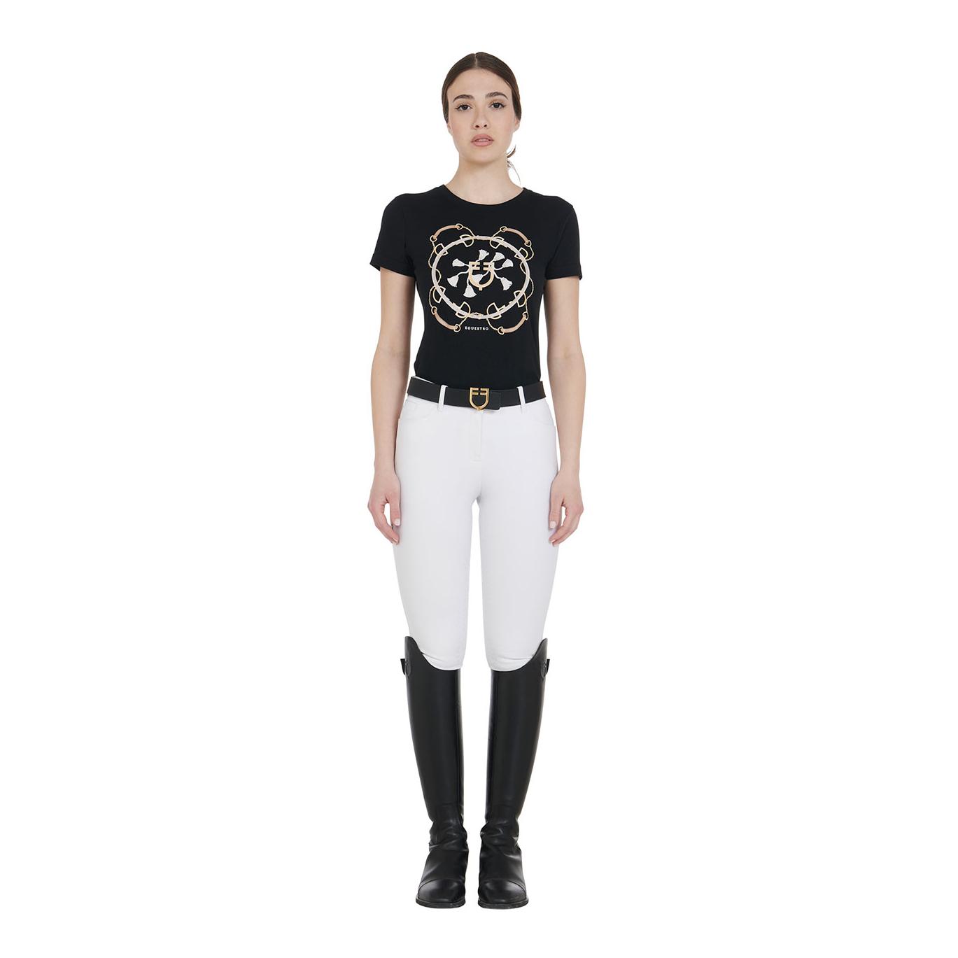 Equestro Pantalon d'équitation Aria Slim Fit pleine griffe femme