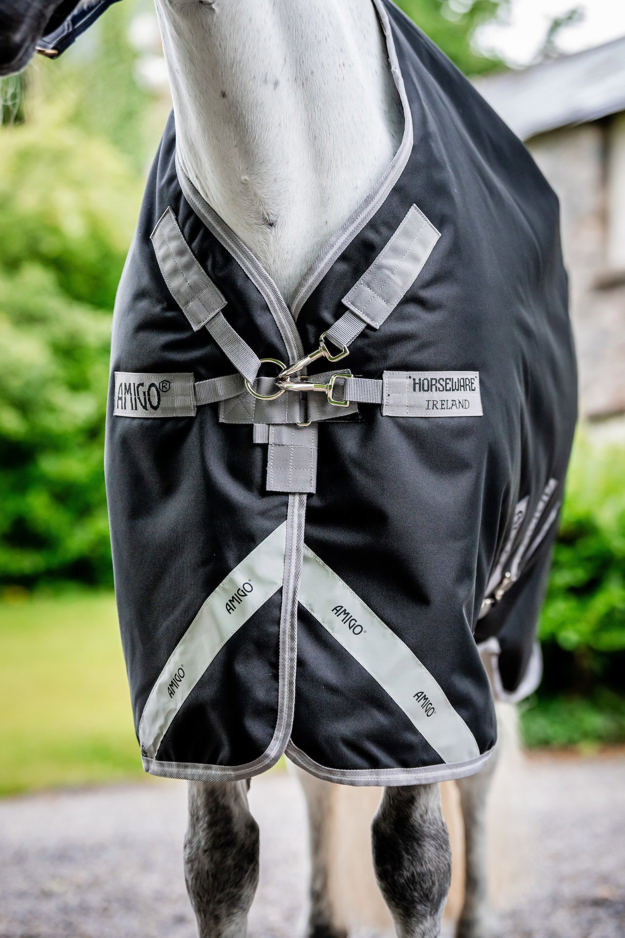 Horseware Weidedecke mit Halsteil Amigo 12 Plus 250g