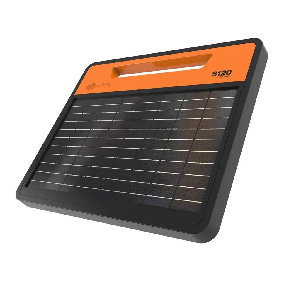 Gallagher Électrificateur solaire S120Li - batterie incluse