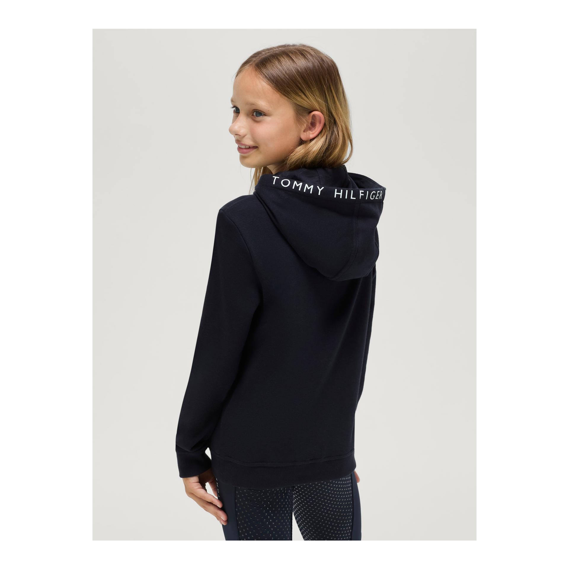 Tommy Hilfiger Equestrian Sweat à capuche Laguna Logo pour jeunes cavaliers et cavalières