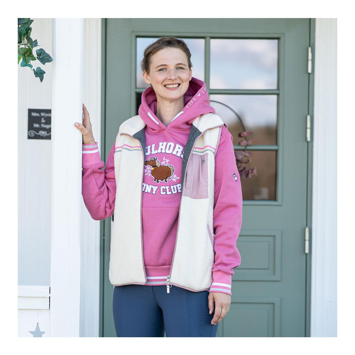 Soulhorse Teddyfleece Weste Rainbow Unicorn