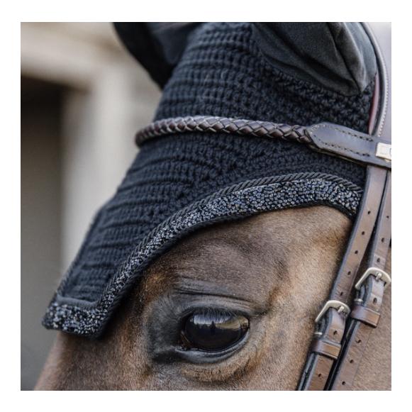Kentucky Ohrengarn Wellington Glitter Stone Soundless - schwarz