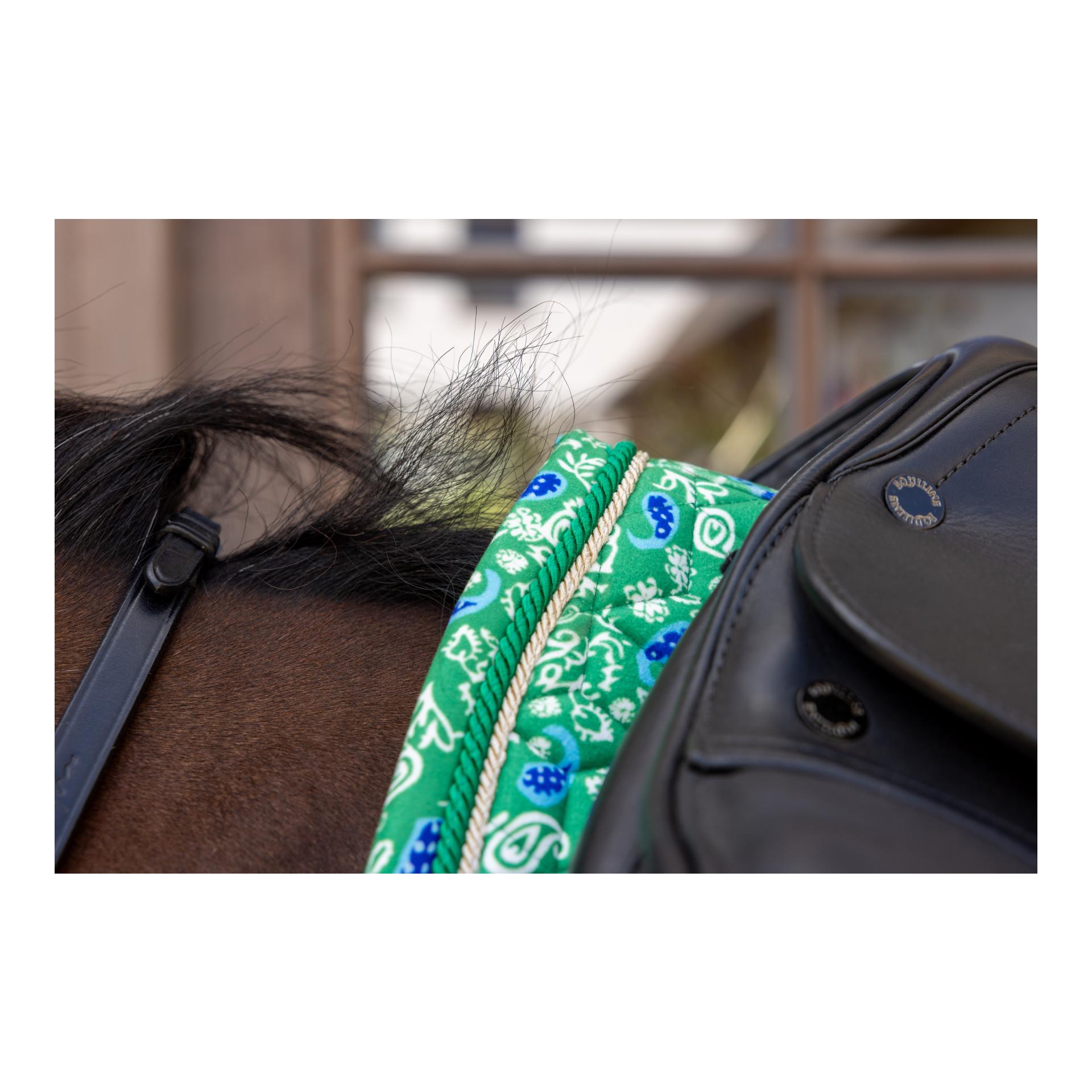 Kentucky Tapis de selle en velours avec imprimés