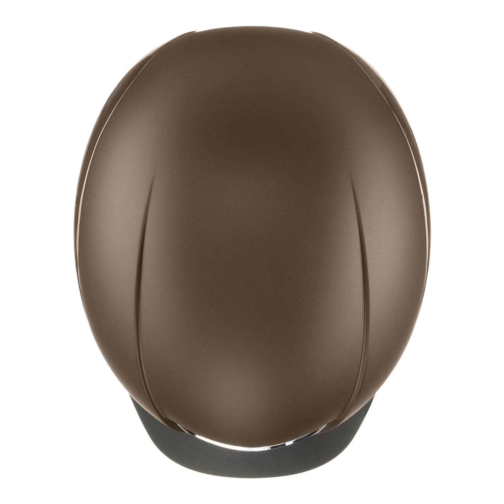 Uvex Reithelm Elexxion Pro - brown mat shiny