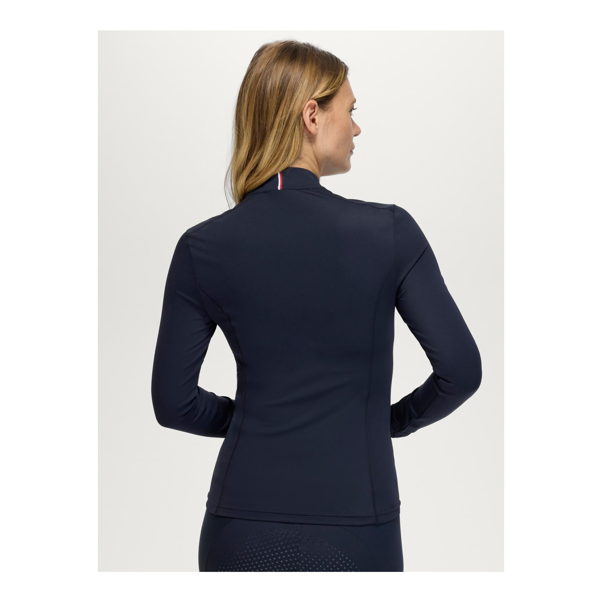 Tommy Hilfiger Equestrian Sous-pull technique zippé 1/4 femme Echo