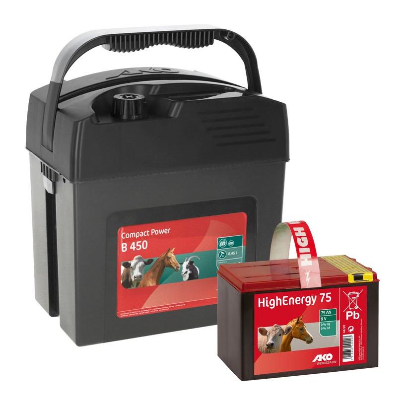 AKO Compact Power B450, batterie 9V/75Ah incluse