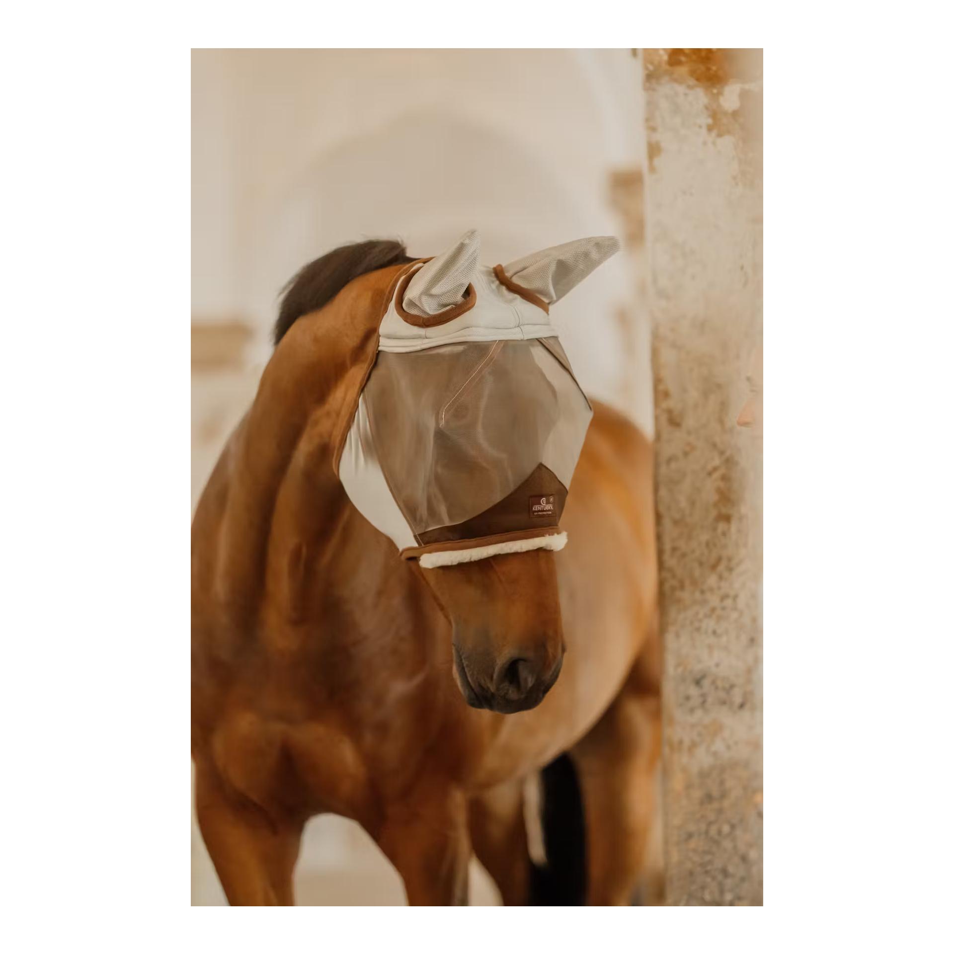 Kentucky Fliegenmaske skin friendly mit Ohren