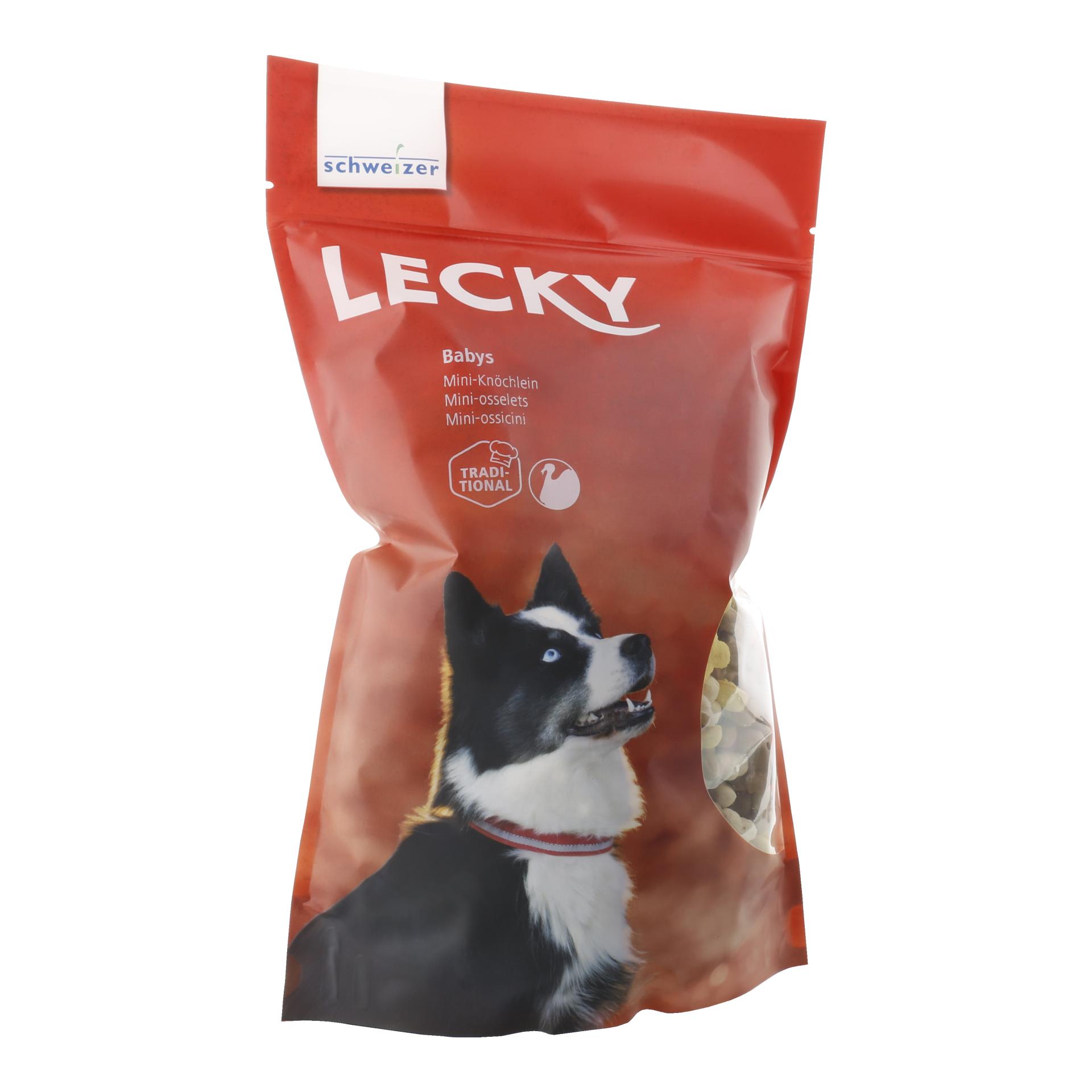 LECKY Friandises pour chien Babys en forme de petits os