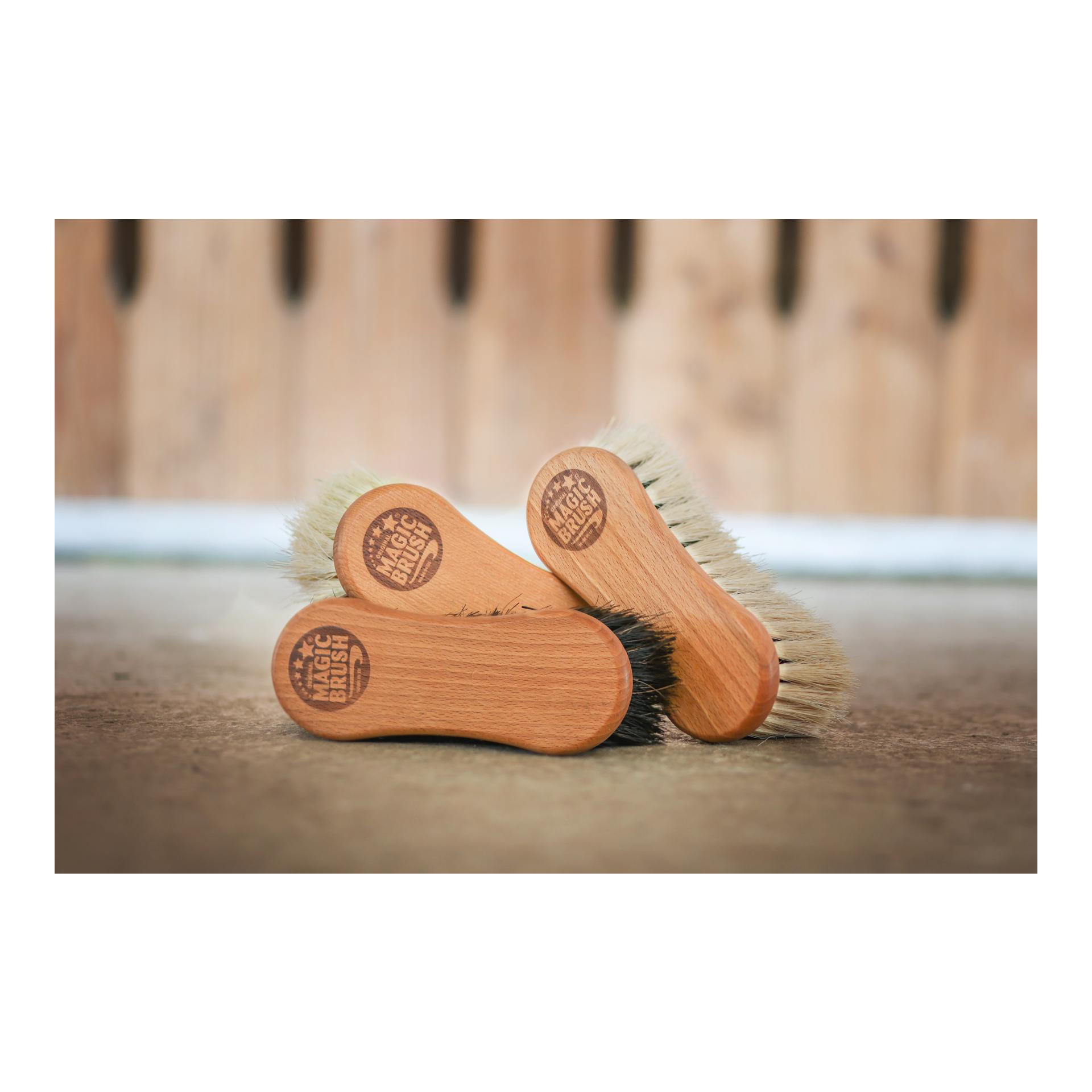 MagicBrush Natural Fibres Kombi-Pferdebürste