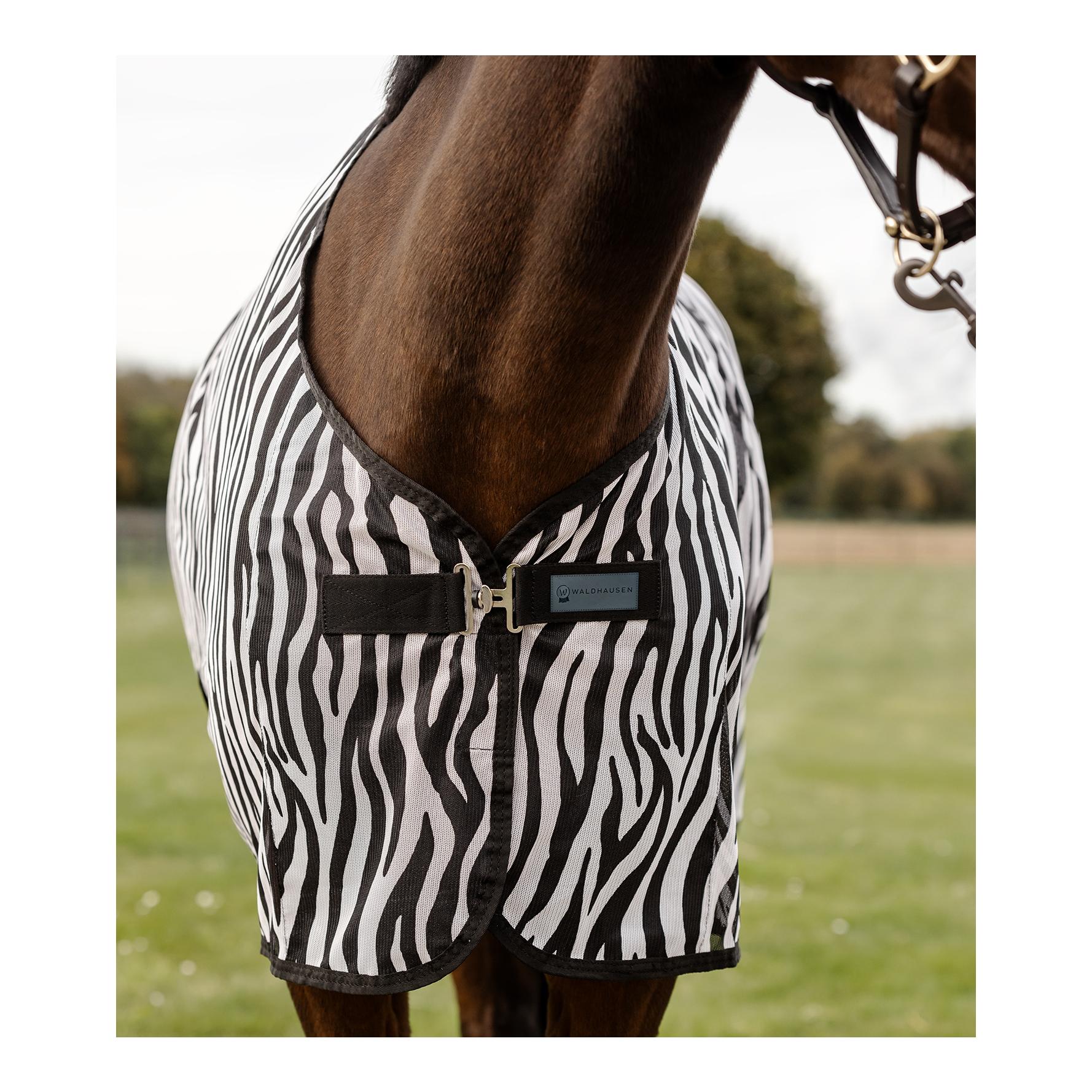 Waldhausen Fliegendecke Zebra mit Kreuzgurten