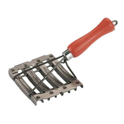 Kerbl Metallstriegel Grau