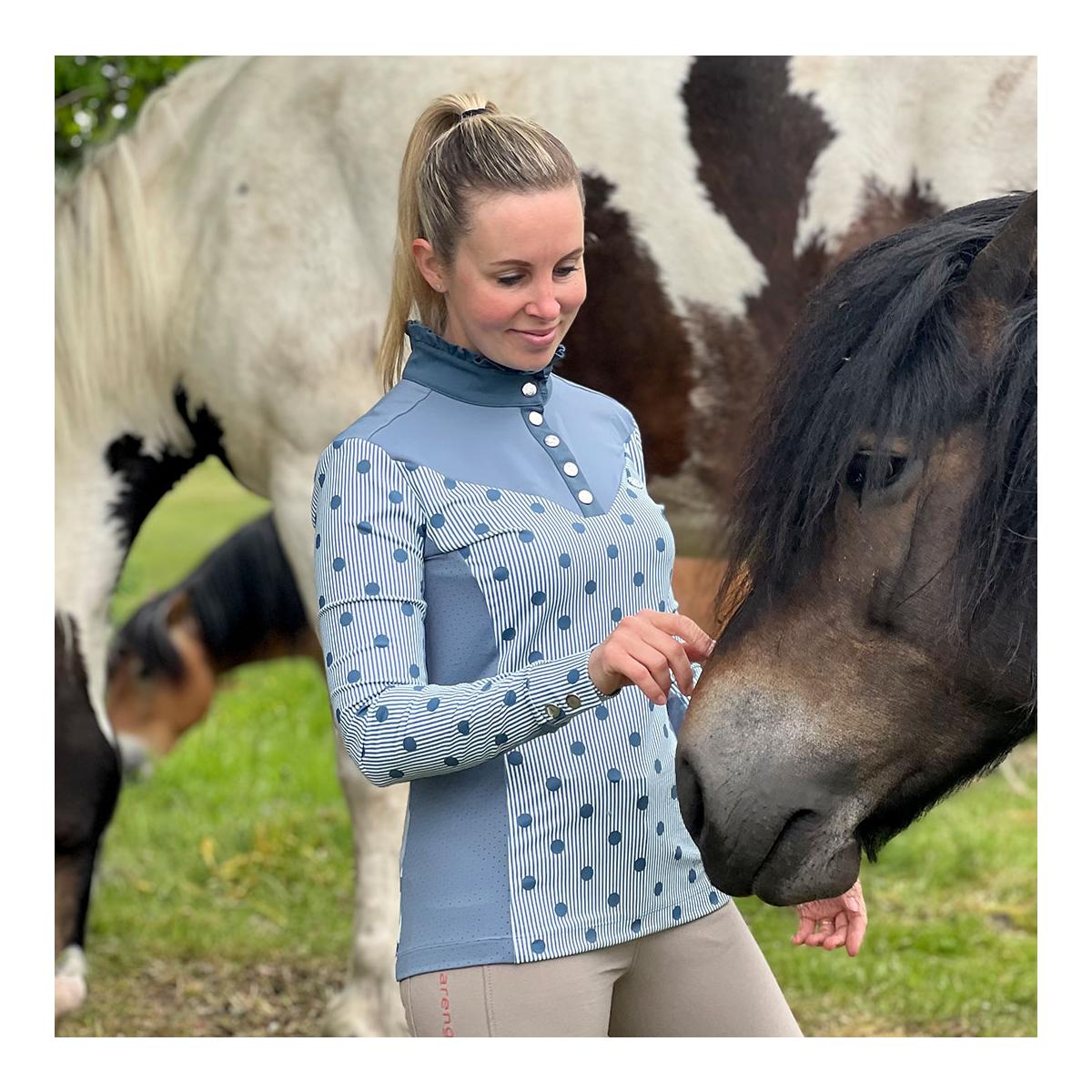 Soulhorse Funktionsshirt Longsleeve Dots & Ruffles