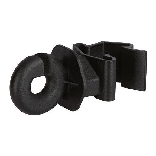 AKO Isolateur annulaire pour poteau en T 25 pièces, noir