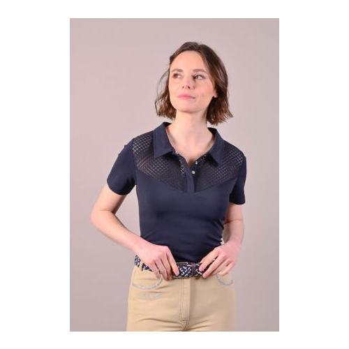 Poloshirt Pastel Damen - marine