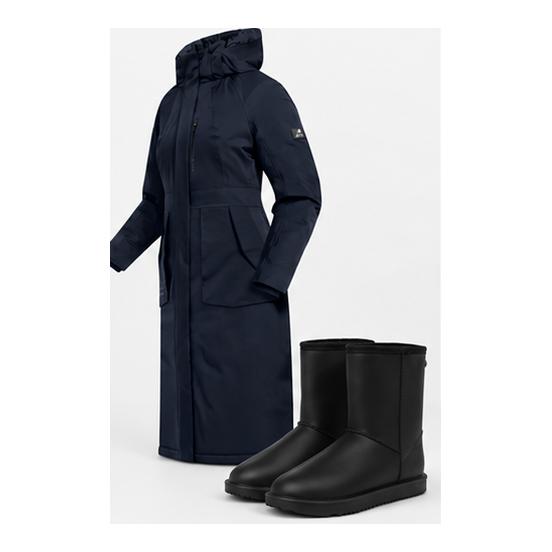 Waldhausen Winterreitmantel Opal und Bootie Rainless