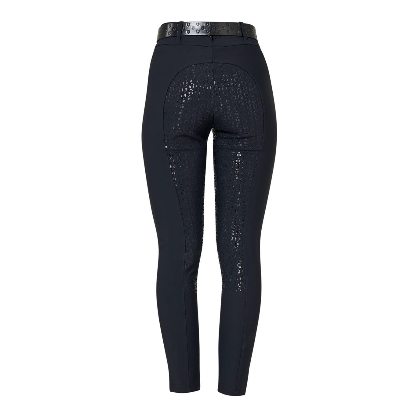 Equestro Pantalon d'équitation taille haute fond intégral pailleté femme