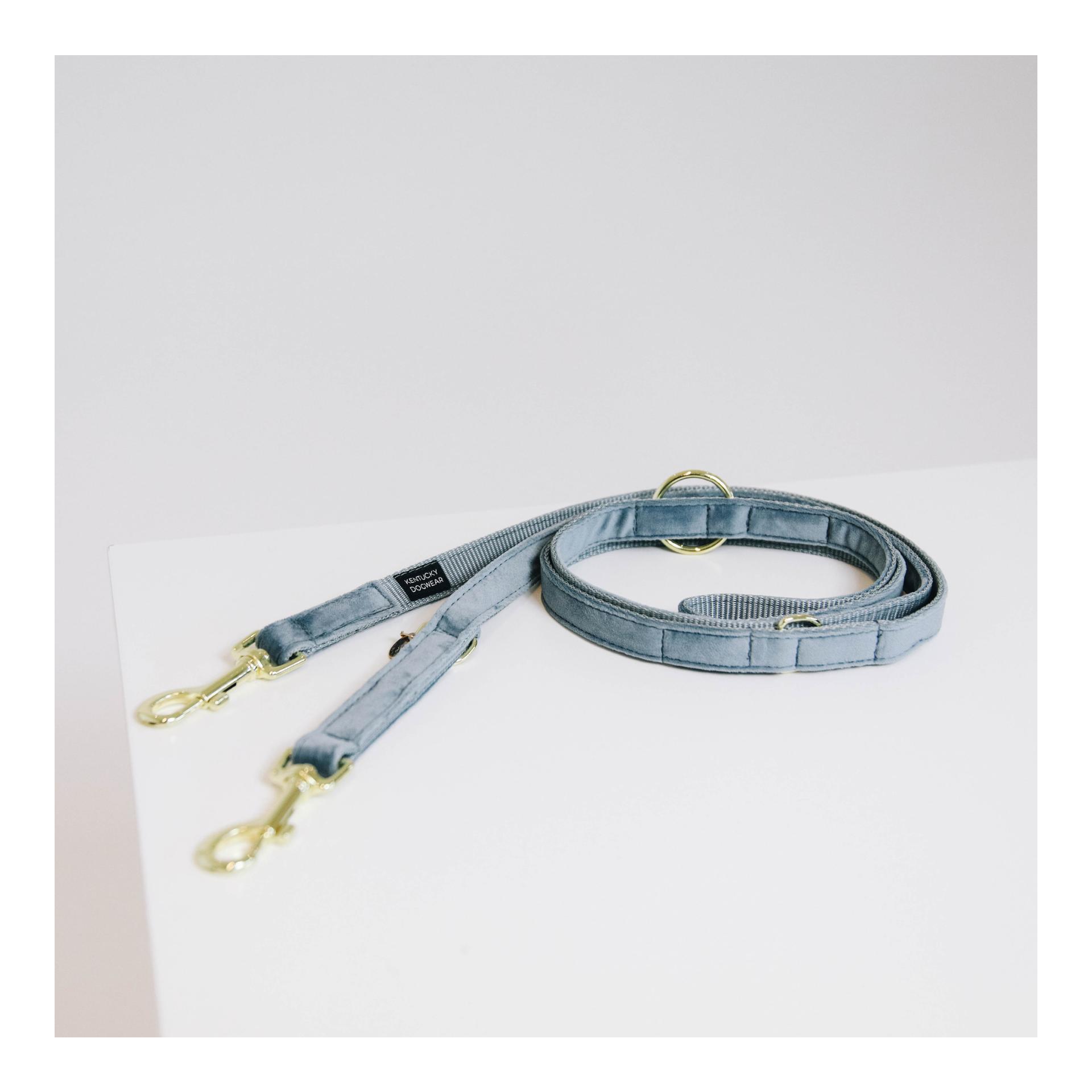 Kentucky Dogwear Hundeleine Velvet - light blue