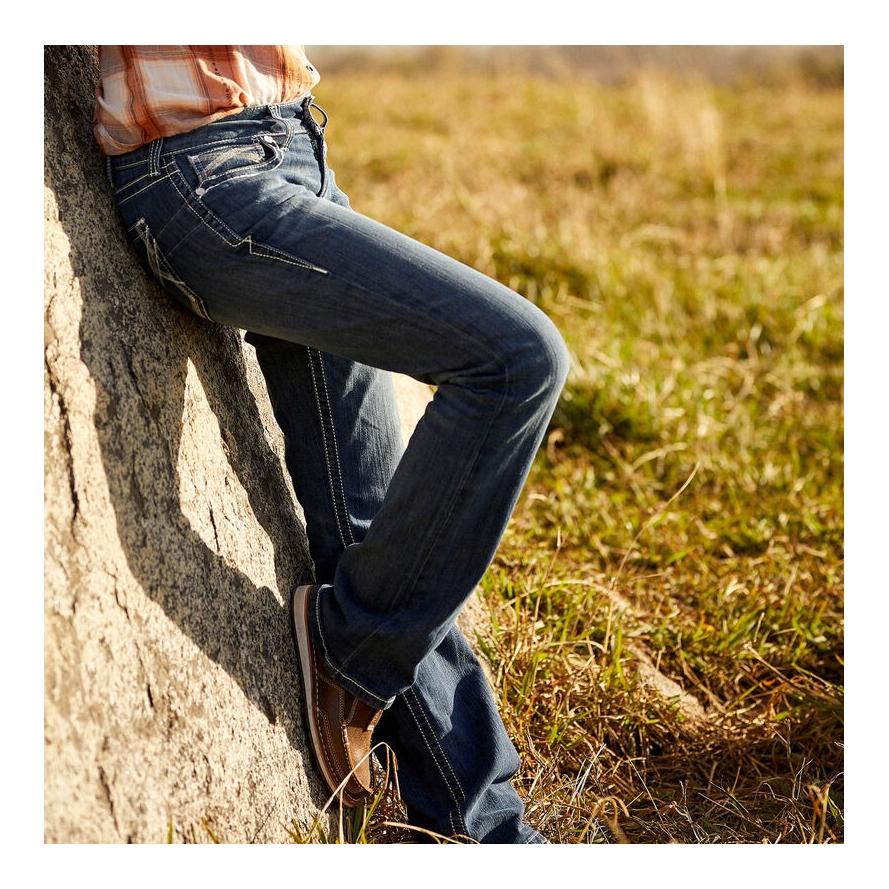 Ariat Jeans R.E.A.L. Mid Rise Stretch Ivy Stackable Straight Leg