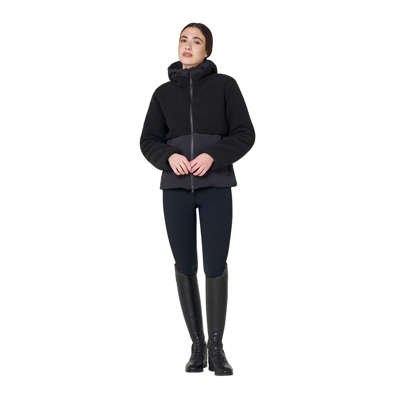 Equestro Veste d'hiver doublée moumoute Teddy femme