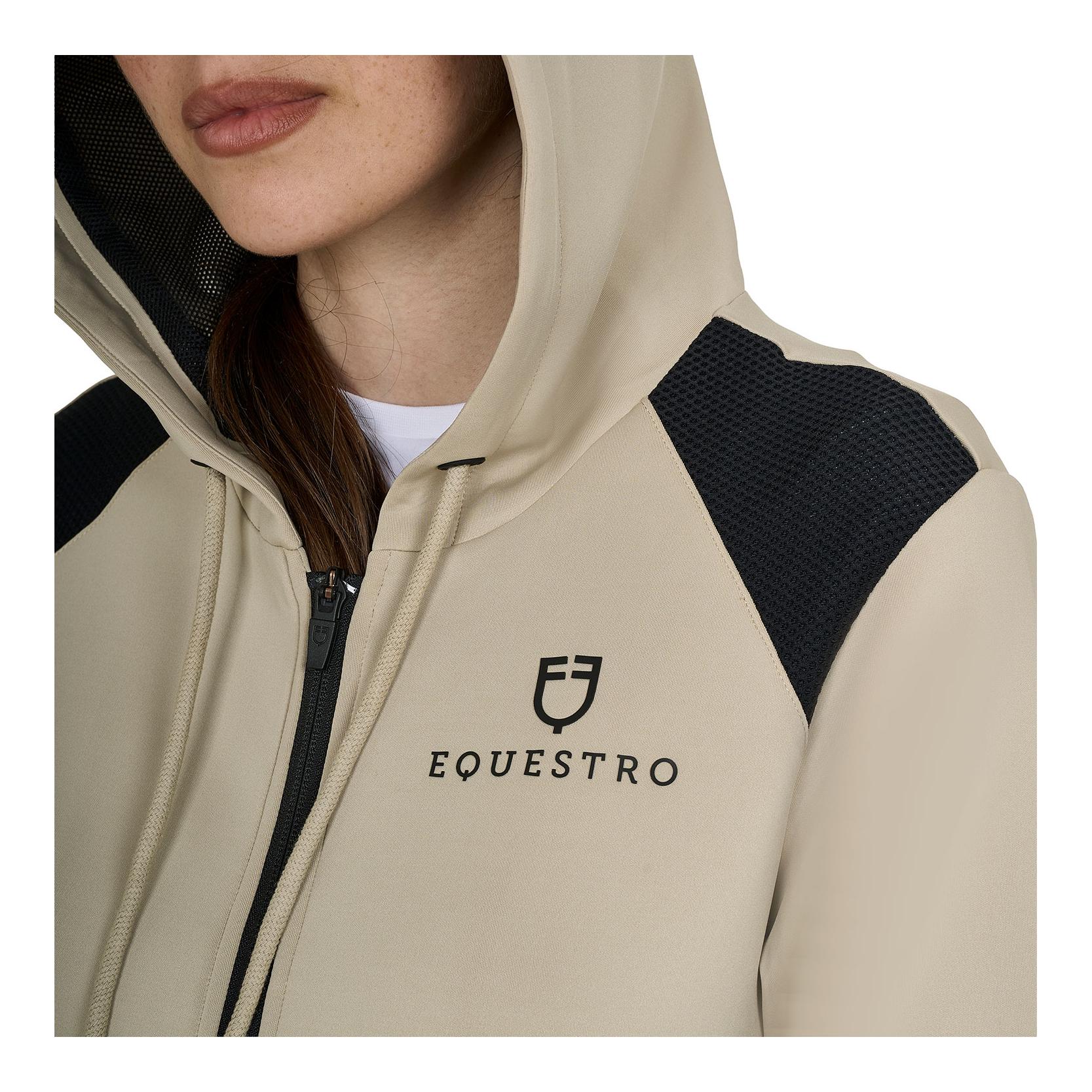 Equestro Hoodie cropped Damen
