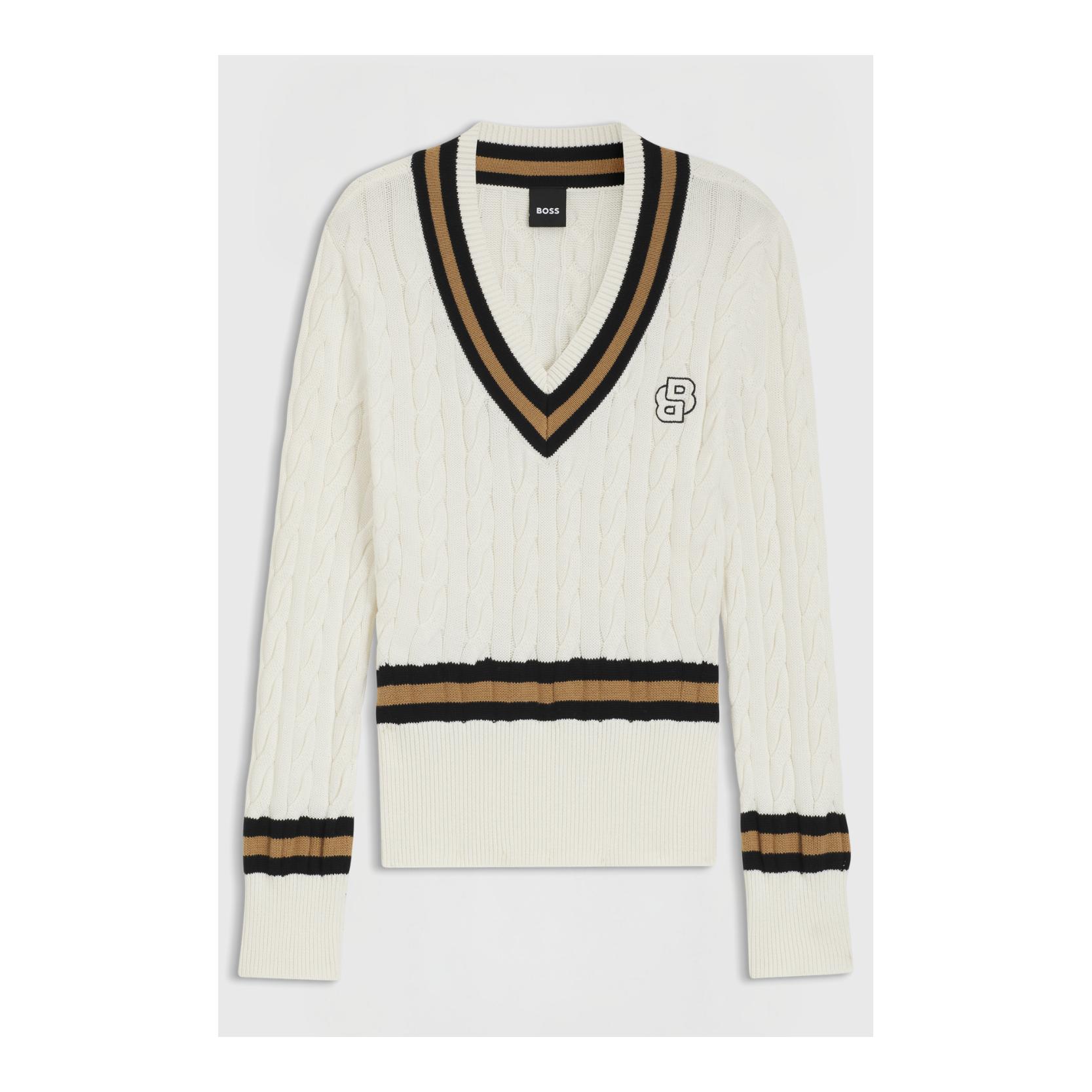 BOSS Equestrian Paula Strick Jumper Cable Femmes