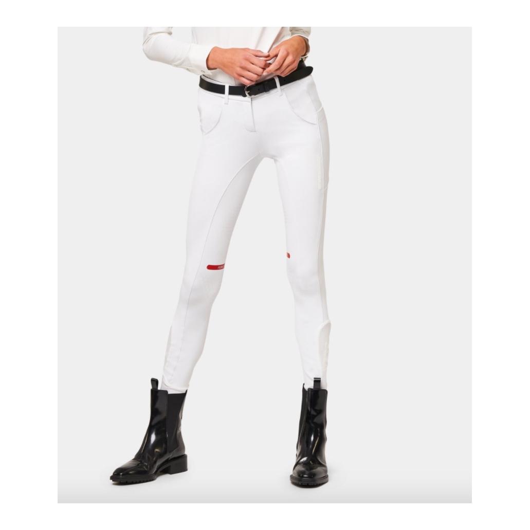 ea.St Professional Reithose R2 Performance Jumping Kniegrip Damen - weiss