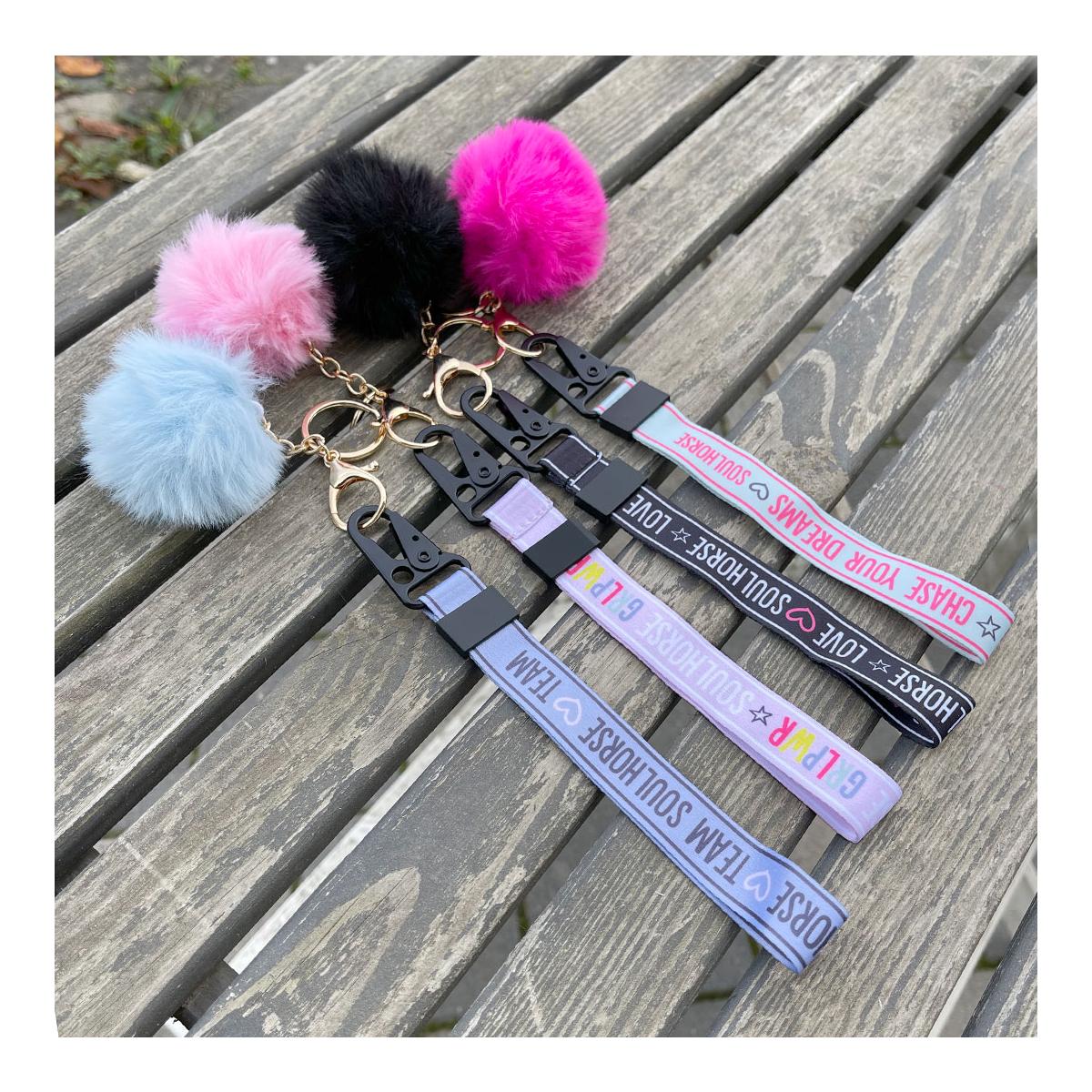 Soulhorse Pom Pom Porte-clés "Team Soulhorse