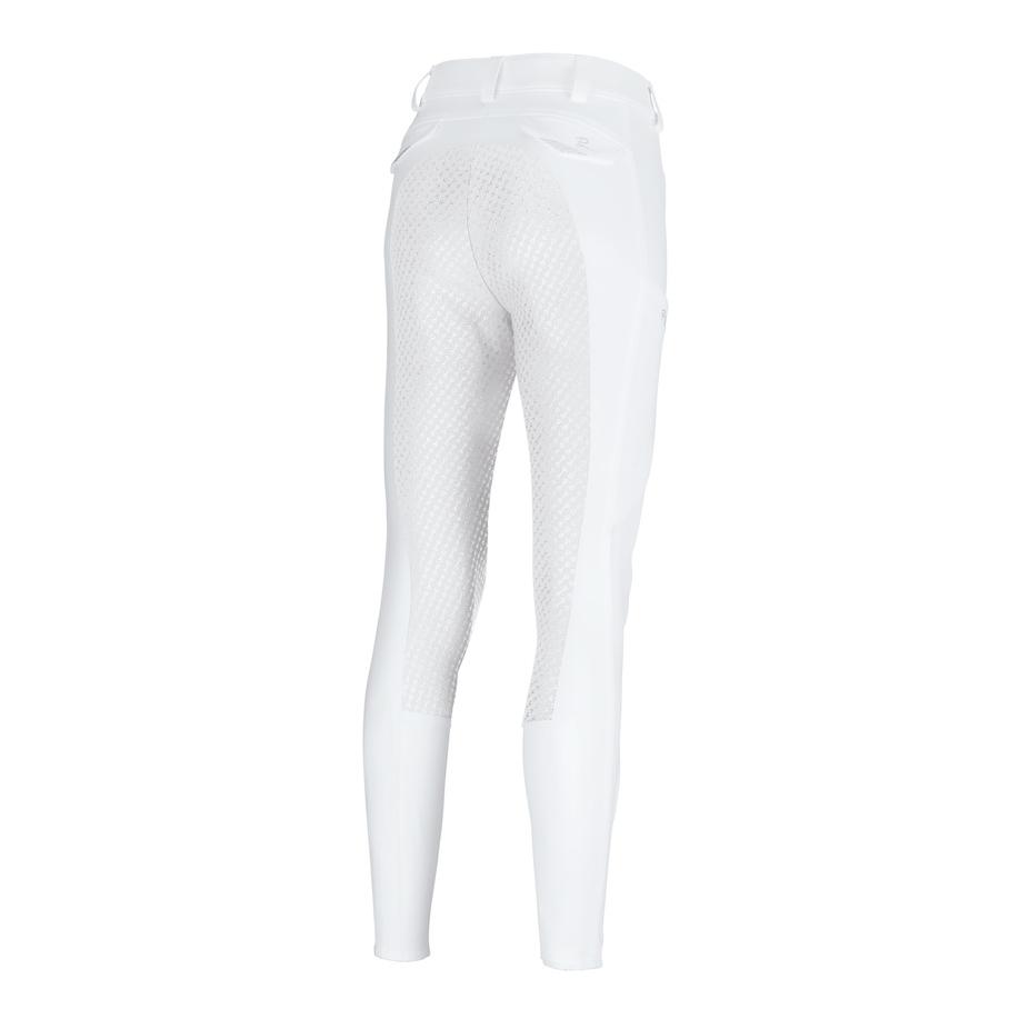 Pantalon d'équitation Laure pour dames avec doublure intégrale - blanc