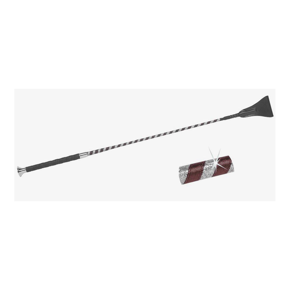 Fleck Cravache de saut Satin - Paillettes - braun