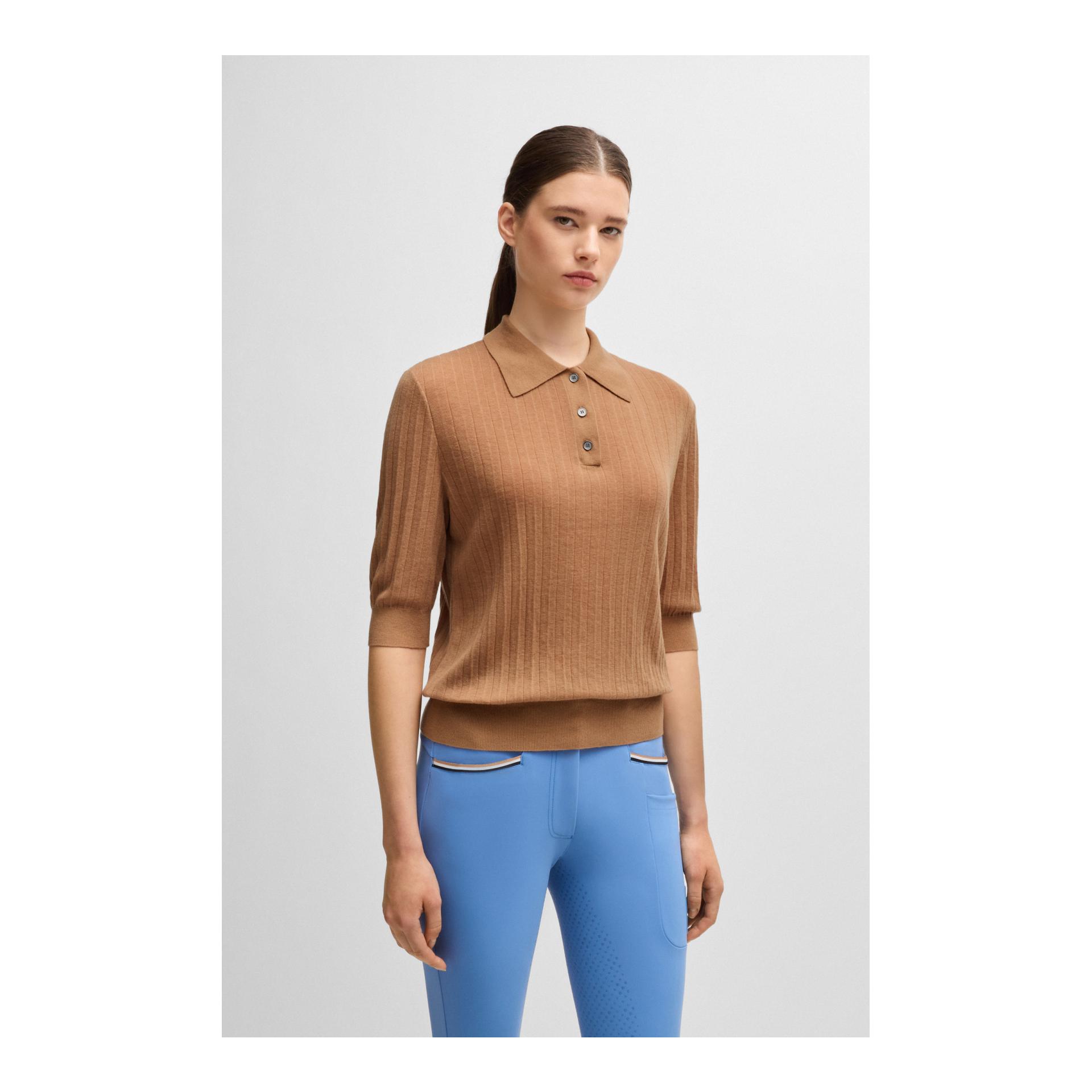 BOSS Equestrian Polo tricoté Corey Femmes