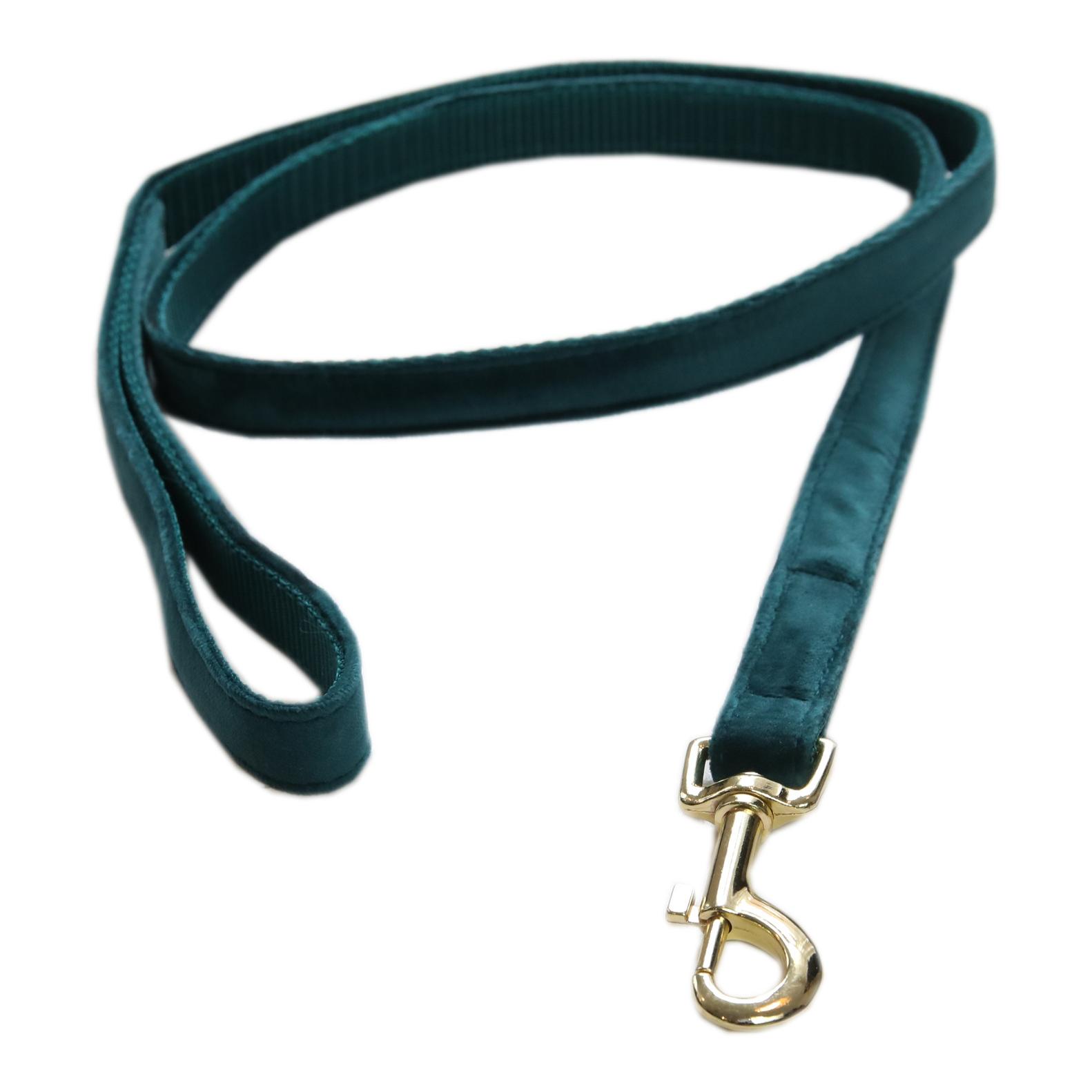 Kentucky Dogwear Laisse pour chien Velvet - emerald