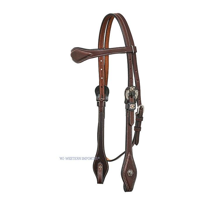 Western Imports Westernzaum mit Flower Buckle